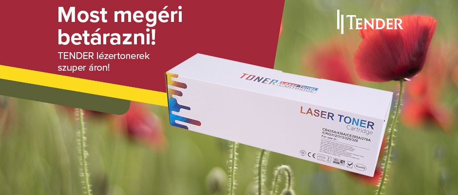 TENDER lézertoner akció