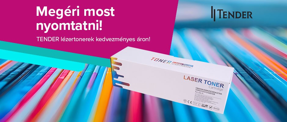 Vásároljon TENDER lézertonereket kedvezményes áron!
