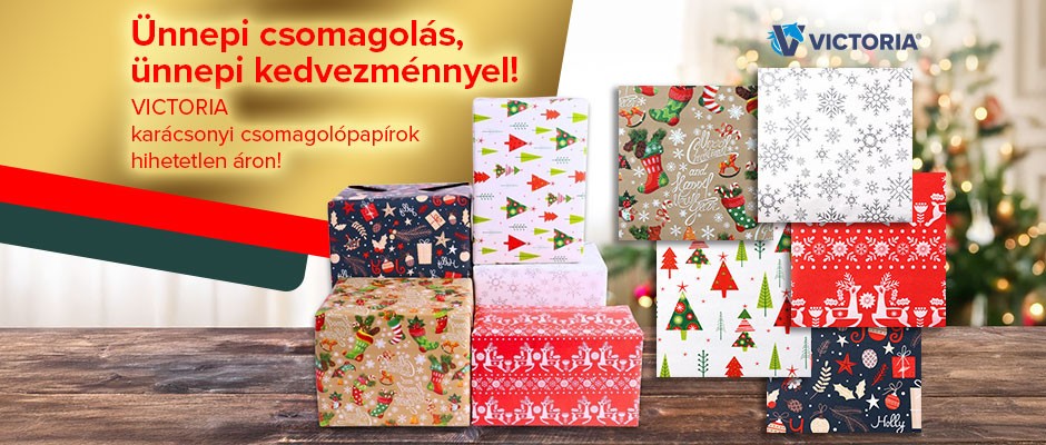 VICTORIA csomagolópapír AKCIÓ